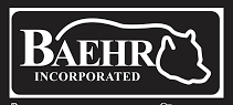 Baehr Incorporated logo with a bear silhouette, address "202 W Main Street, Sun Prairie, WI 53590," and phone number "(608) 834-2613.